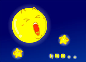 中秋月圆生活甜flash动画